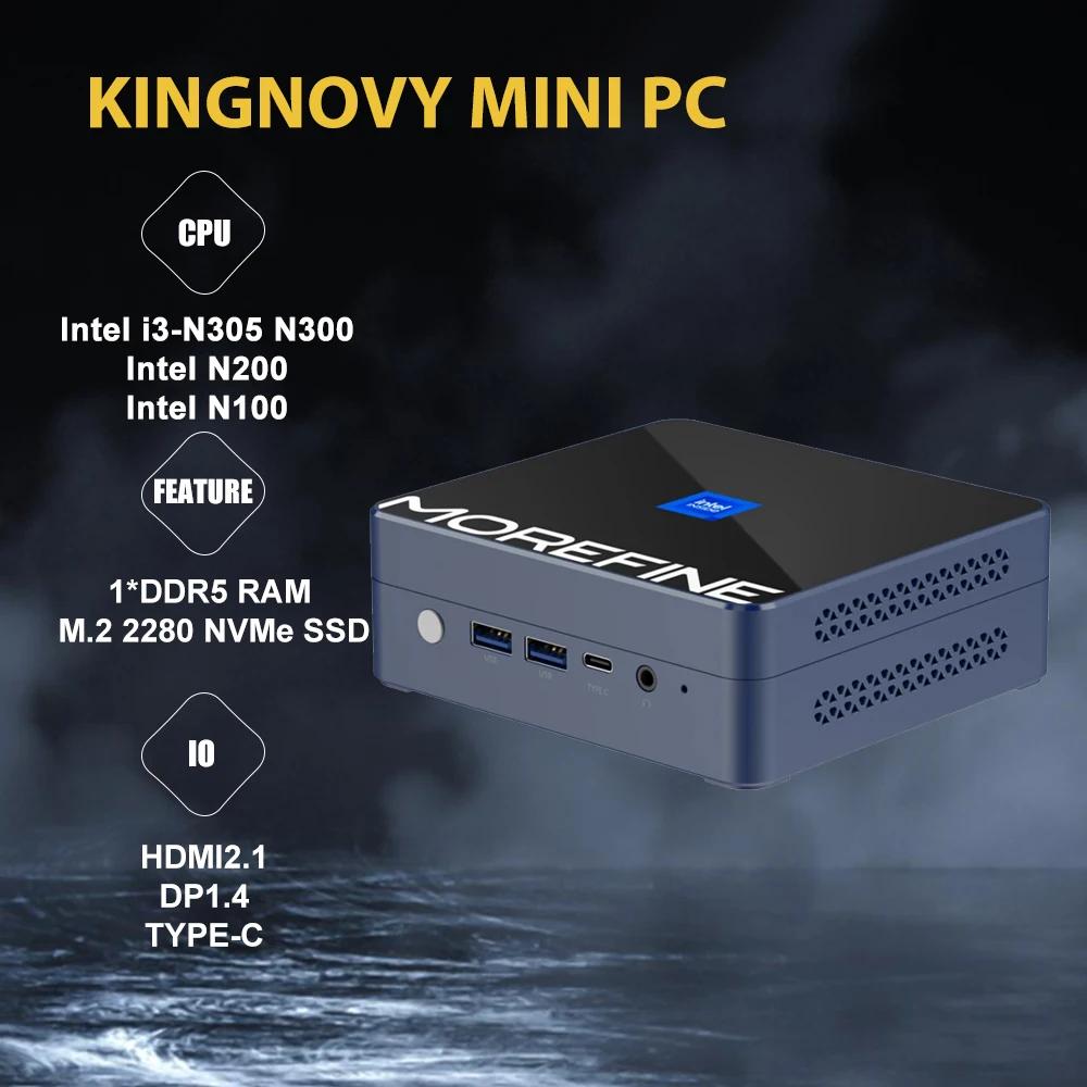 Kingnovy ũž ǻ  ̴ PC,  12  ˴ ũ-N100, N200, i3, N305, 16GB, 4K, 3 * ÷, , 繫, ӿ